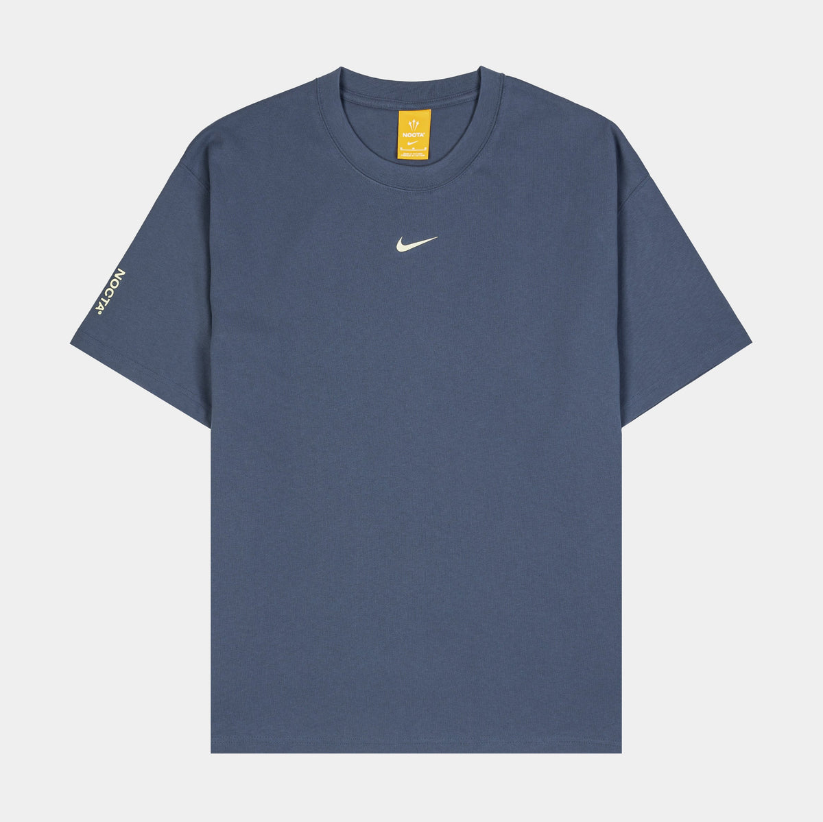 Exclusive NOCTA NRG Mens Short Sleeve Shirt (Difused Blue/Citron Tint) — S — Front View