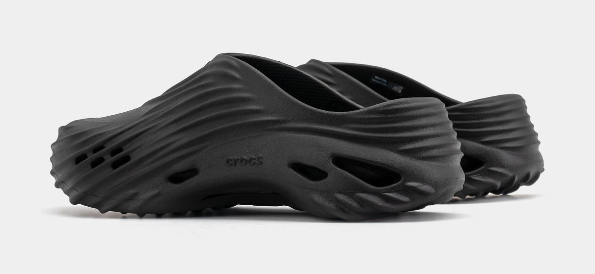 Exclusive Echo Wave Mens Sandals (Black/Black) — 4 — Detail View