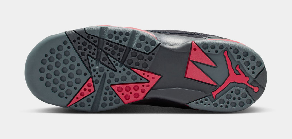Exclusive Air Jordan MVP 92 Grade School Lifestyle Shoes (Black/Gym Red/Anthracite) — 3.5Y — Top View