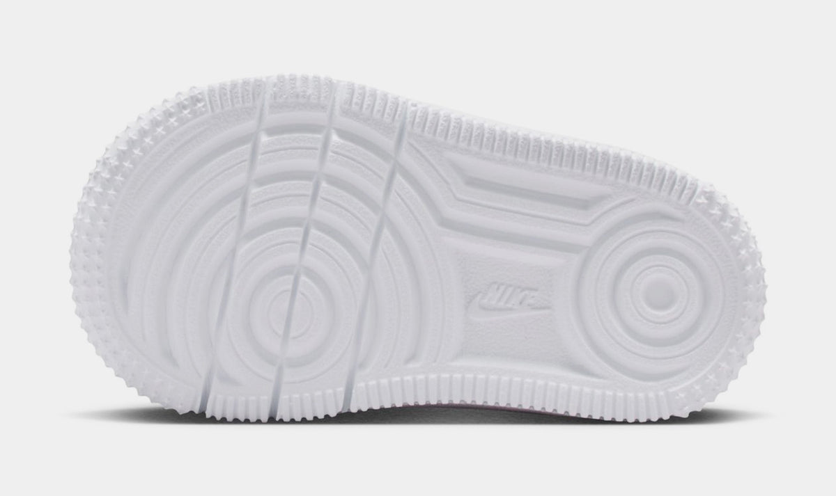 Exclusive Air Force 1 Low Infant Toddler Lifestyle Shoes (White) — 2C — Top View