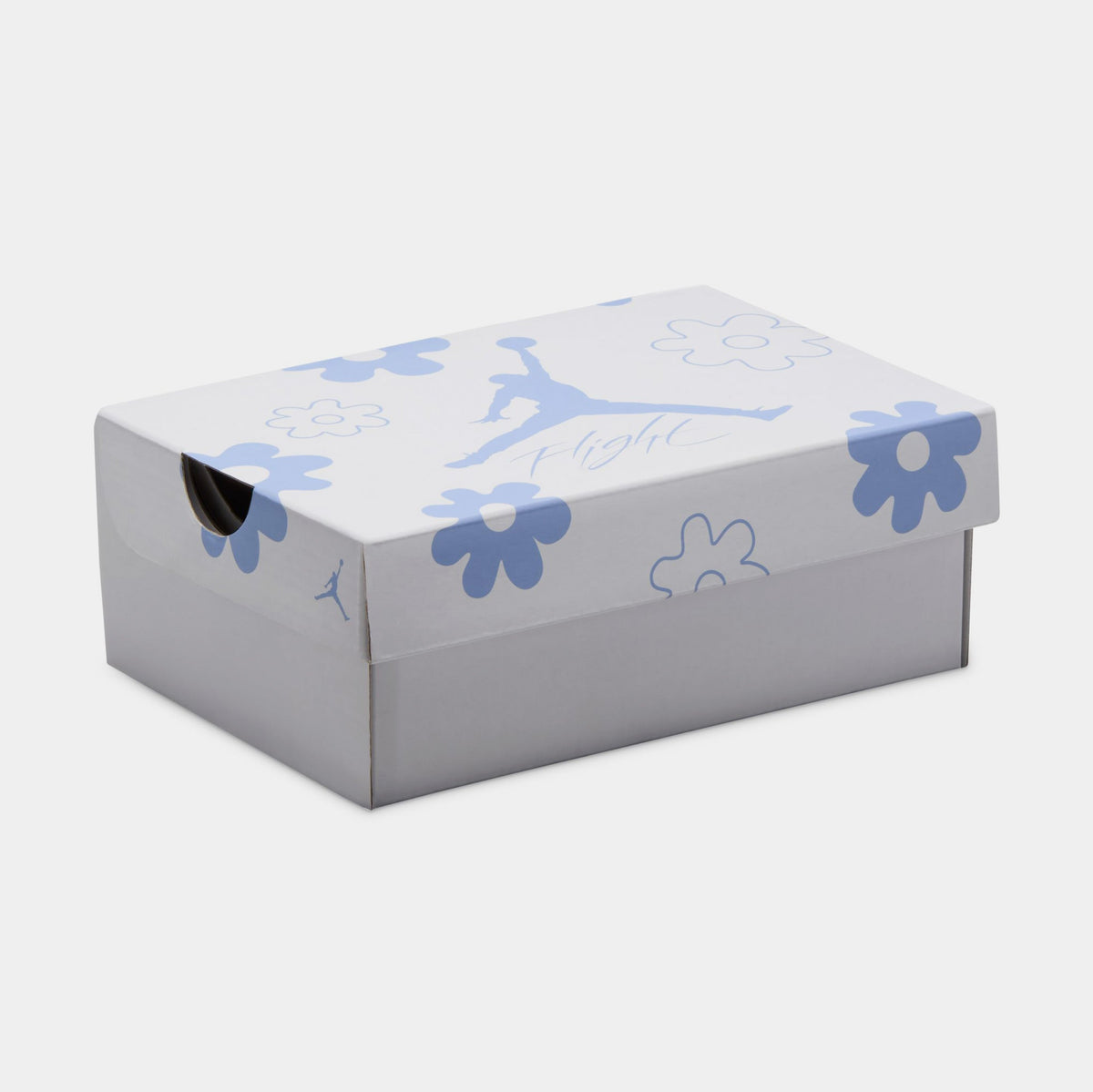 Exclusive Air Jordan 4 Retro Aluminum Infant Toddler Lifestyle Shoes (White/Aluminum Blue/Tint Oil Green) — 2C — Lifestyle View