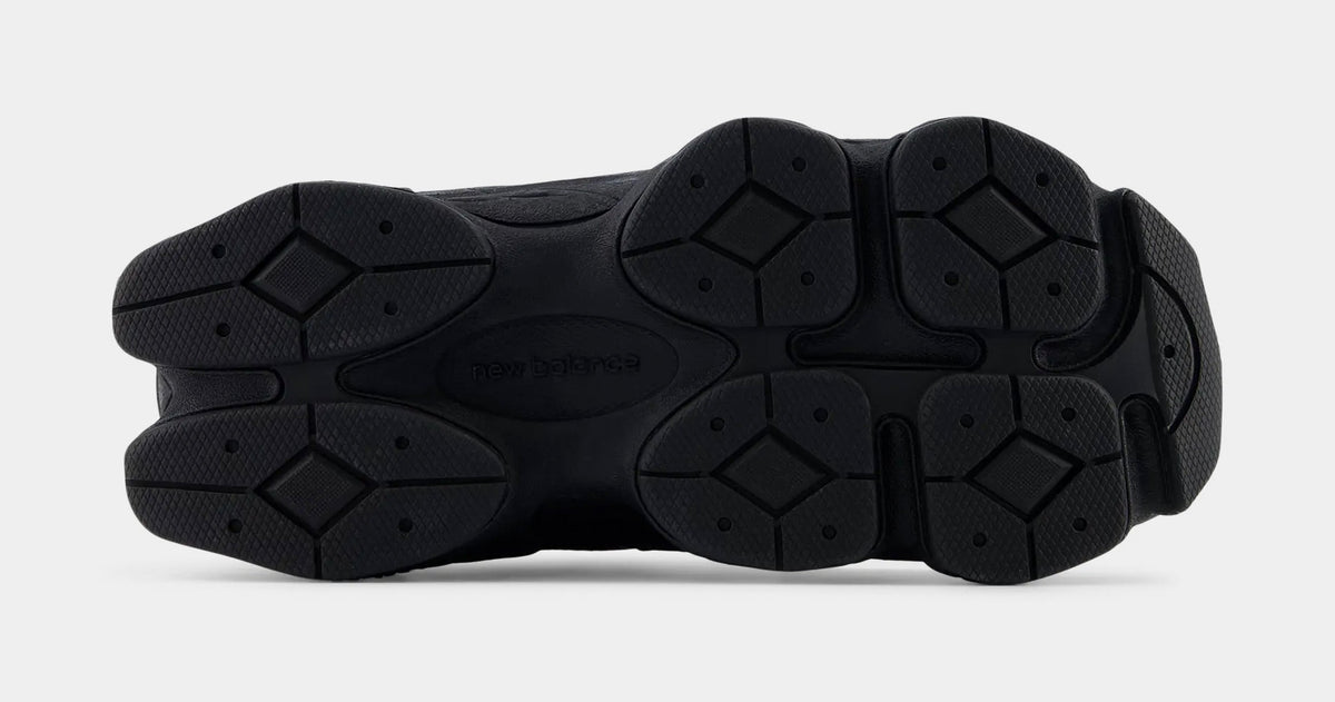 Exclusive 9060 Preschool Lifestyle Shoes (Triple Black) — 10.5C — Top View