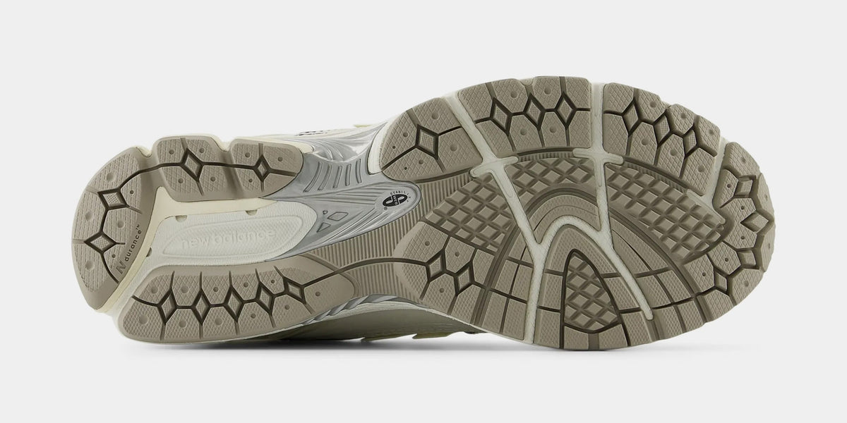 Exclusive 1906 Mens Running Shoes (Beige/Grey) — 4 — Top View