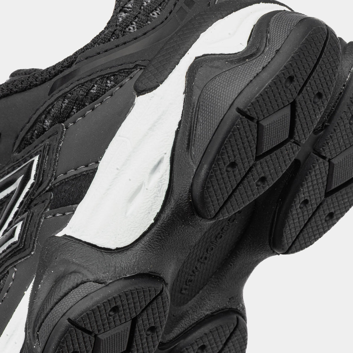 Exclusive Shoe Palace Exclusive 9060 Infant Toddler Lifestyle Shoes (Black/Silver) — 2C — Back View