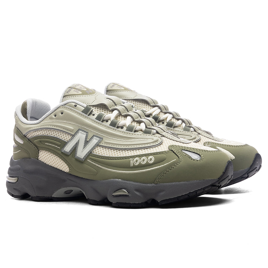 New Balance 1000 Lifestyle Sneakers – Dark Olivine/Sea Salt – M1000MEO