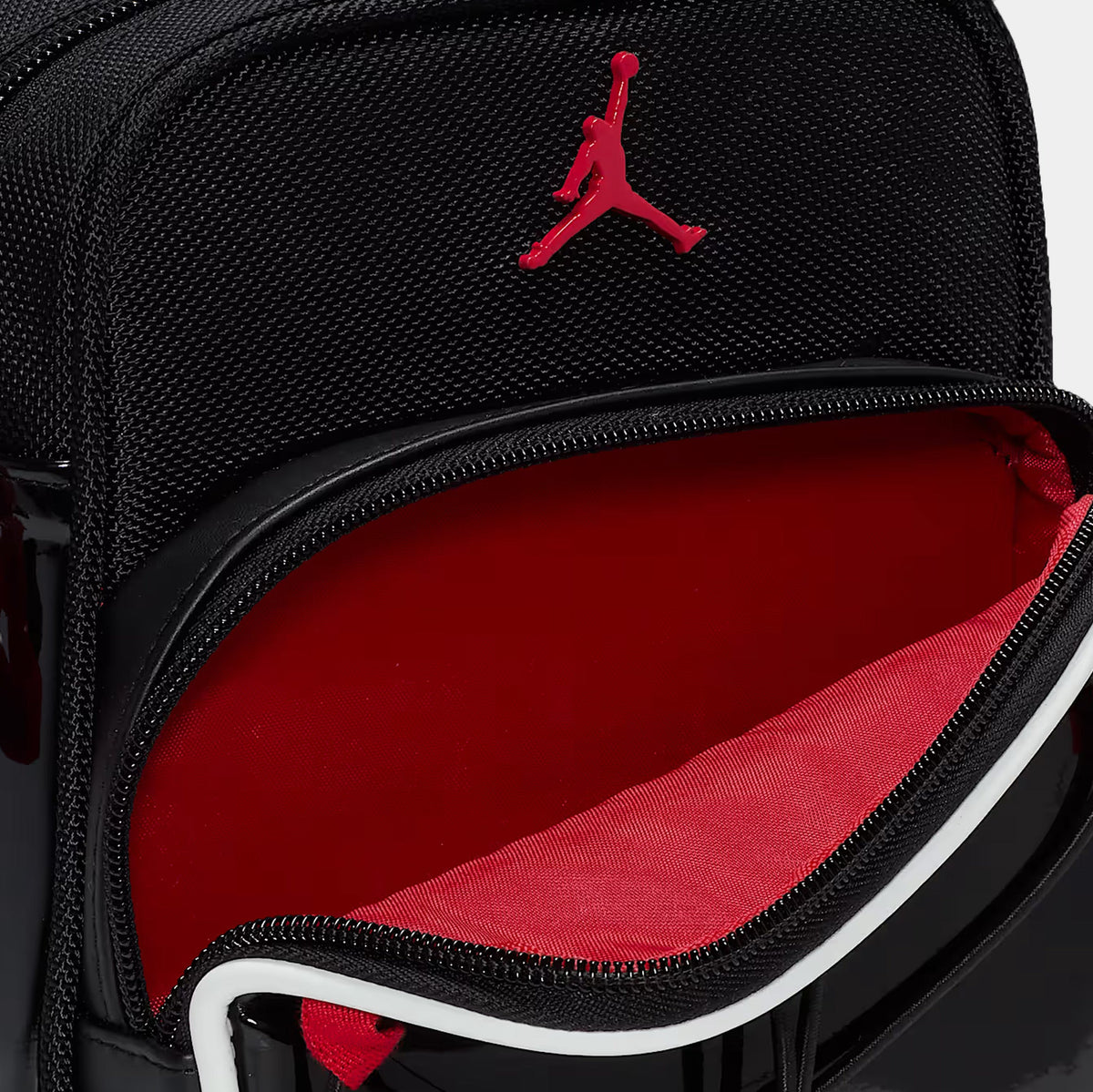 Exclusive Air Jordan Retro Festival Mens Bag (Black/Red) — OS — Top View