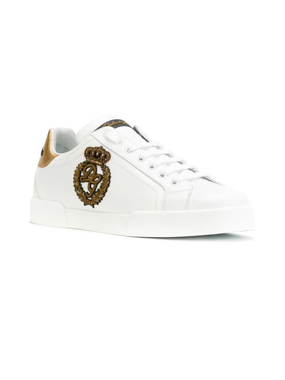 Portofino Crown-Patch Leather