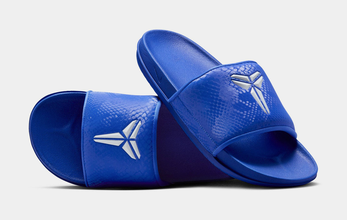 Exclusive Kobe Offcourt Slide Mens Sandals (Hyper Royal/White) — 8 — Lifestyle View