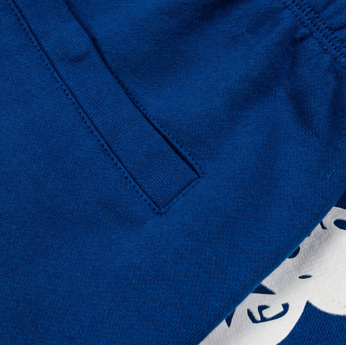 Exclusive Disney Mickey Mouse Real Life By Shoe Palace Star Long Fleece Mens Shorts (Blue/White) — S — Detail View