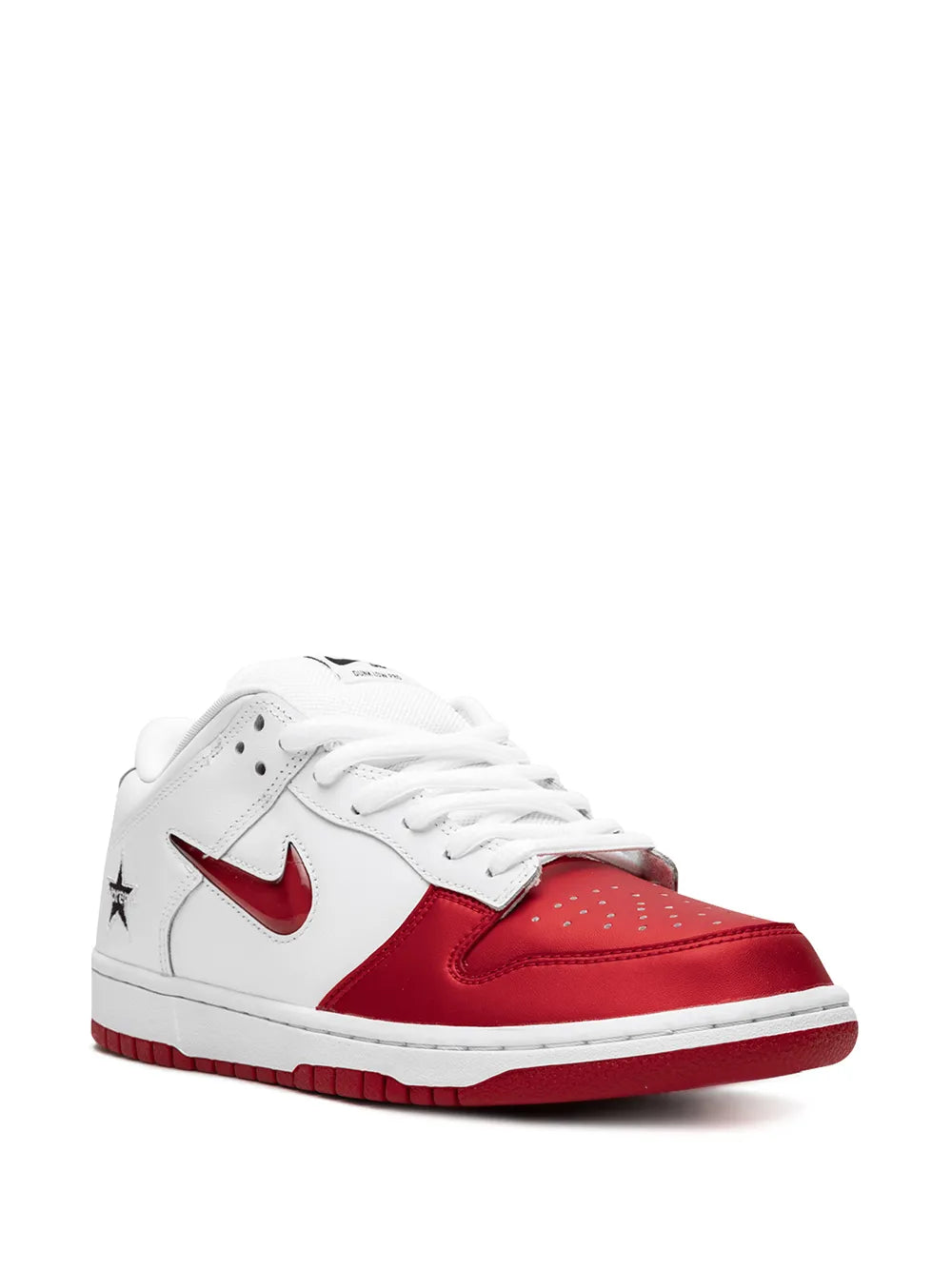 Supreme Sb Dunk Low Jewel Swoosh Red/White