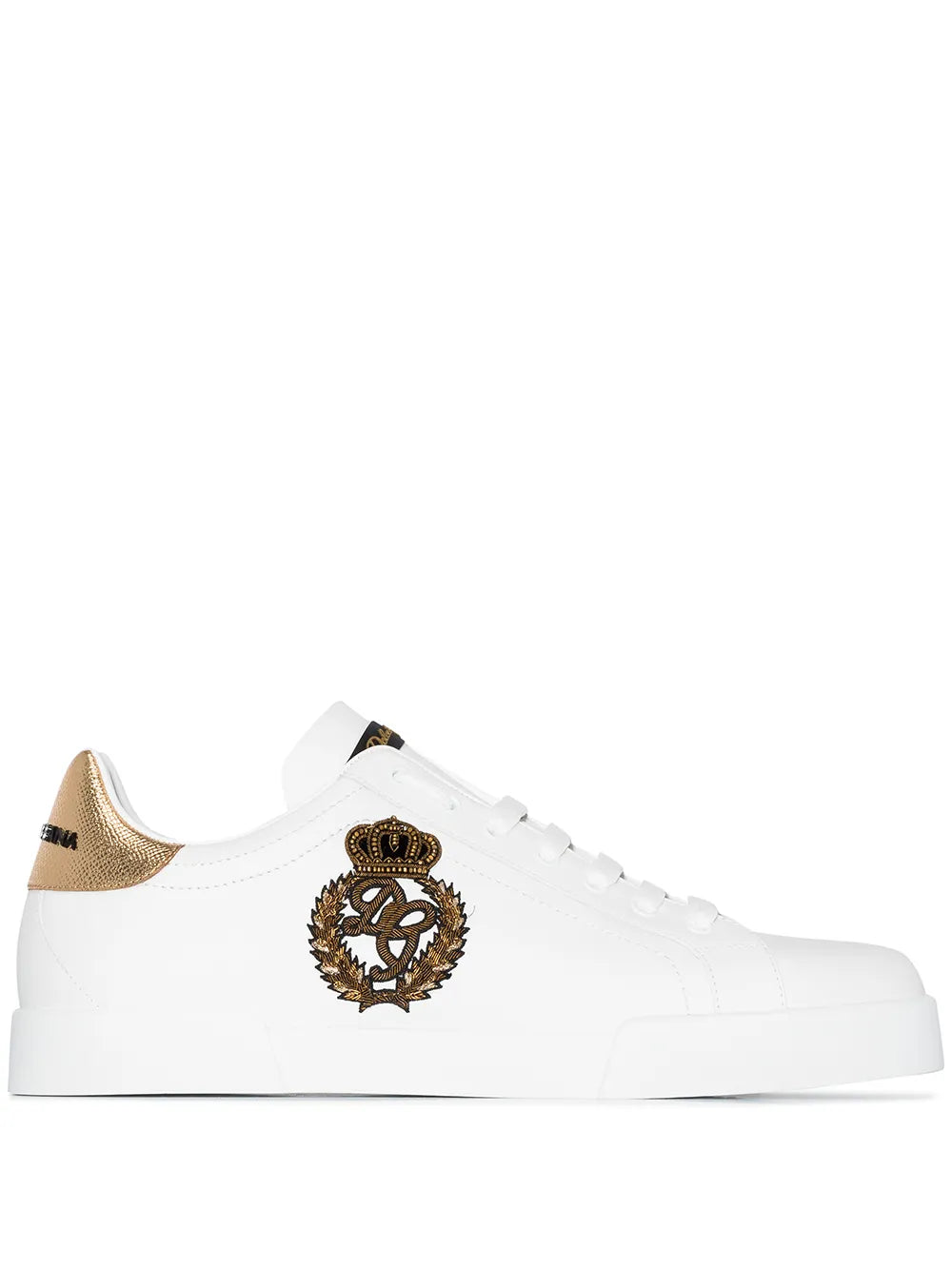 Portofino Crown-Patch Leather