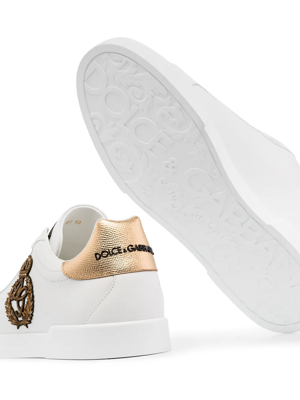 Portofino Crown-Patch Leather