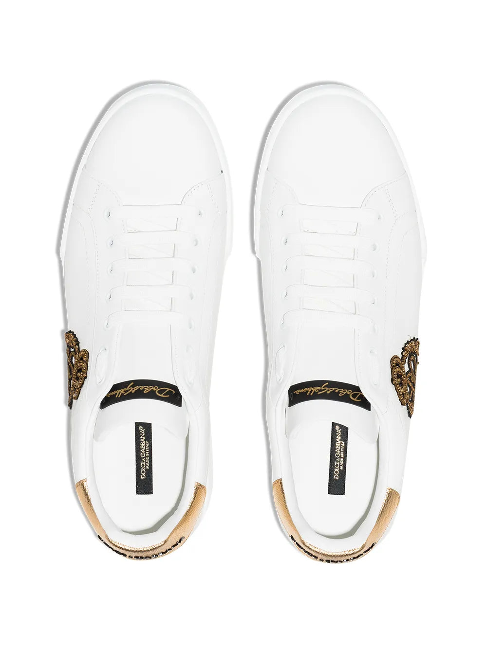 Portofino Crown-Patch Leather
