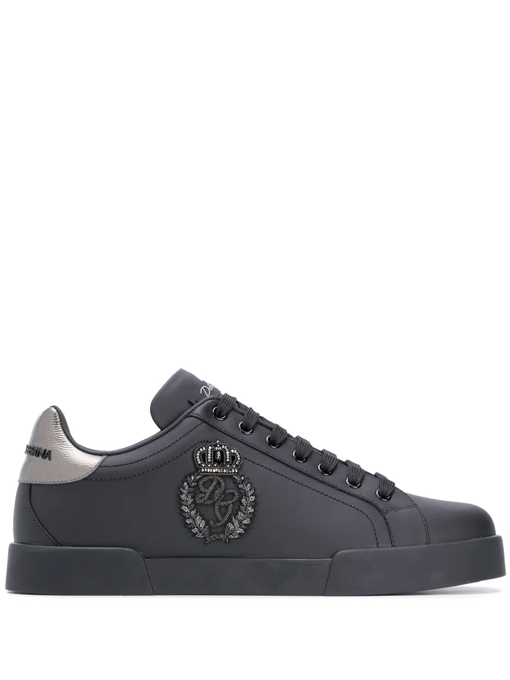 Portofino Crown-Patch Leather