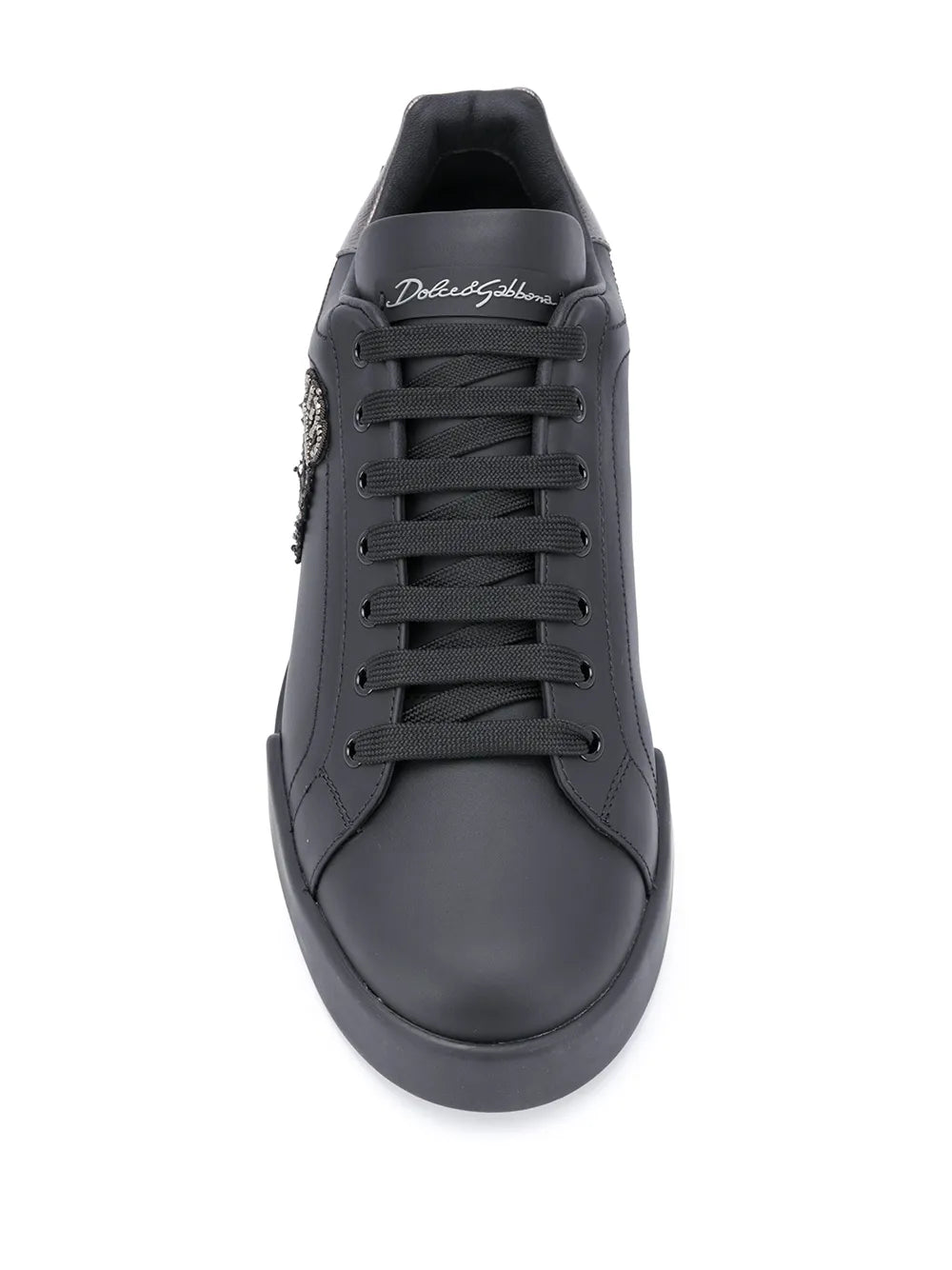 Portofino Crown-Patch Leather
