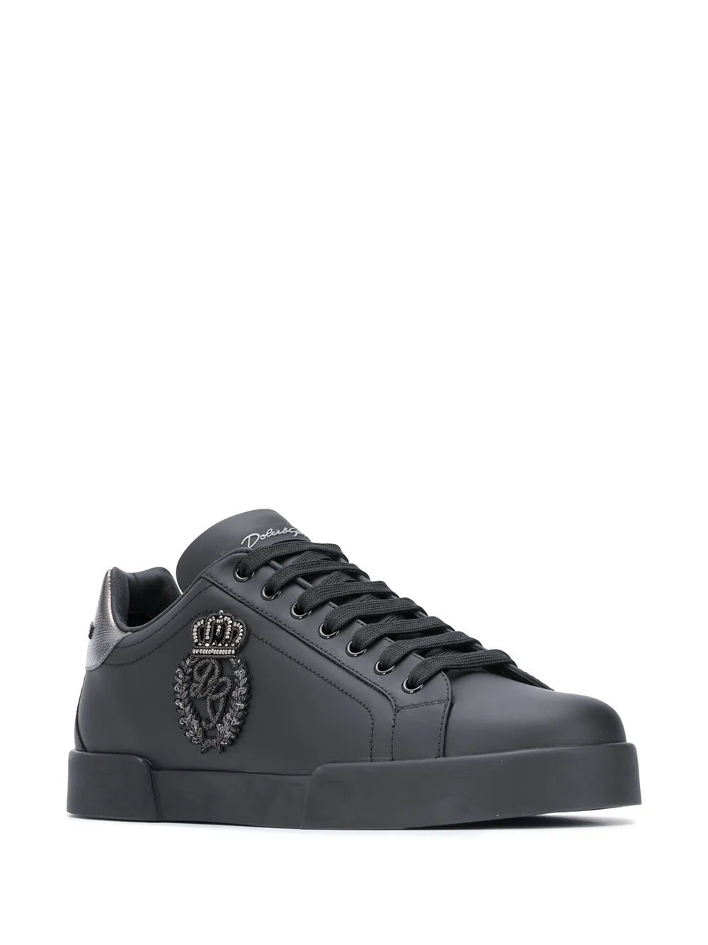 Portofino Crown-Patch Leather