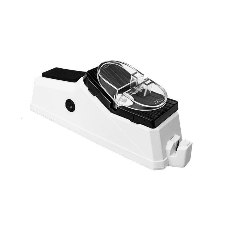 Exclusive Electric Sharpener Quick Sharpening Stone — White — Size usb — Top View