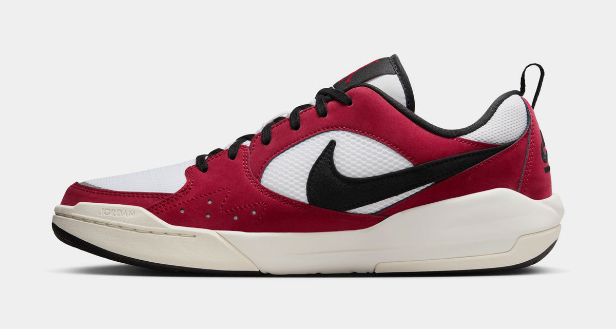 Exclusive CMFT Era Mens Basketball Shoes (White/Varsity Red/Sail/Black) — 8 — Back View