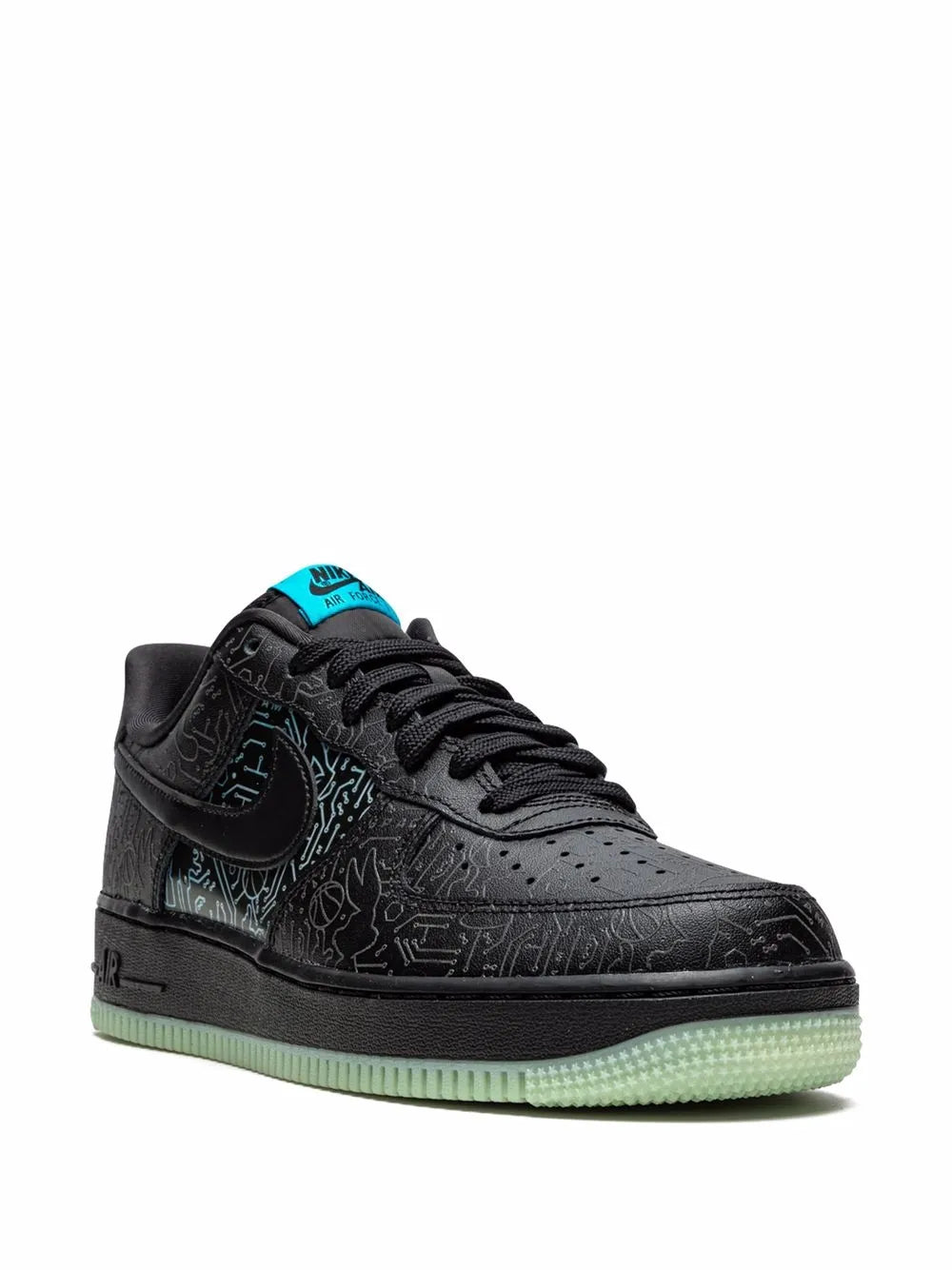 Sapce Jam Air Force 1 Low Computer Chip
