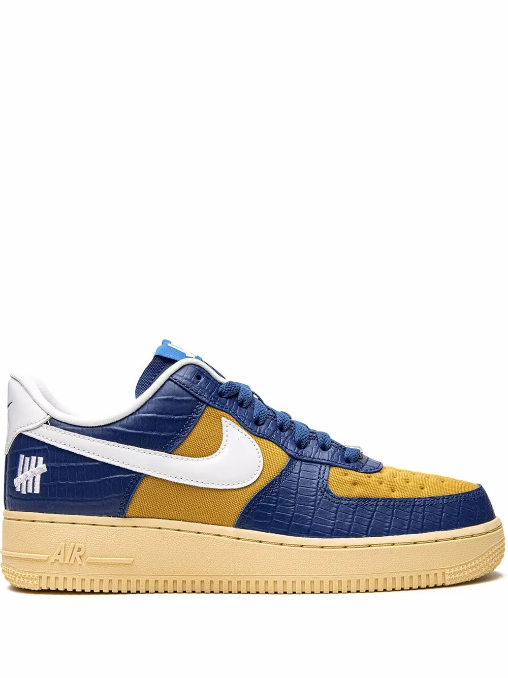 Undefeated Air Force 1 Low Blue Croc