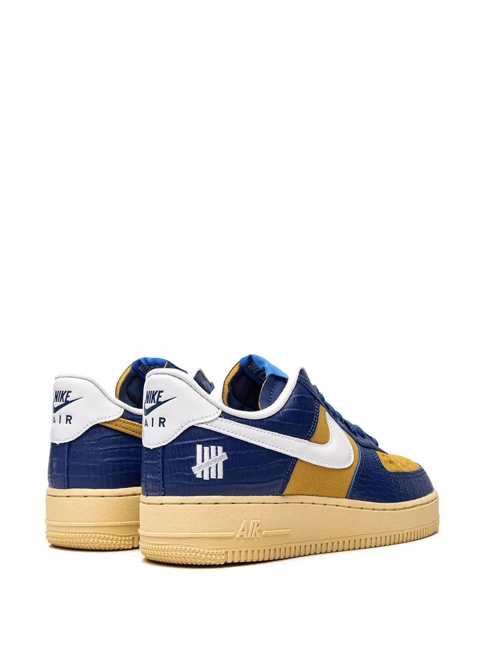 Undefeated Air Force 1 Low Blue Croc