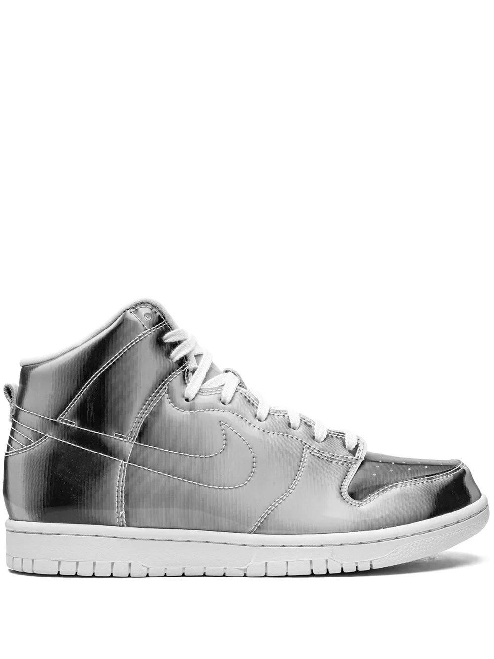 Clot Dunk High Metallic Silver
