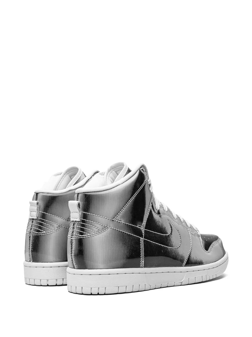 Clot Dunk High Metallic Silver