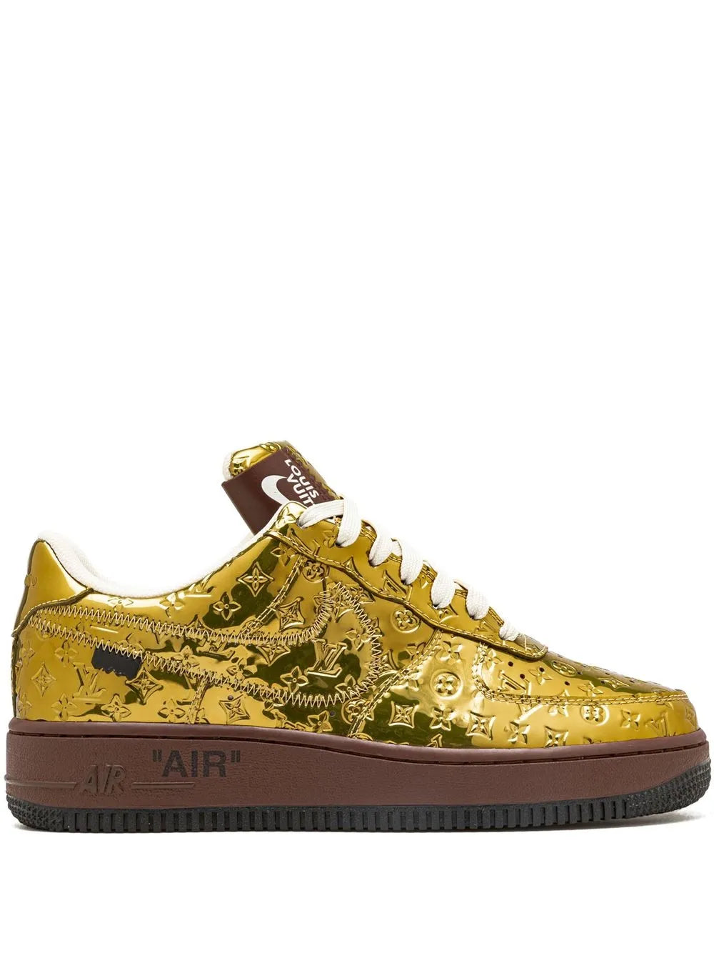 Louis Vuitton Air Force 1 Low Virgil Abloh - Metallic Gold