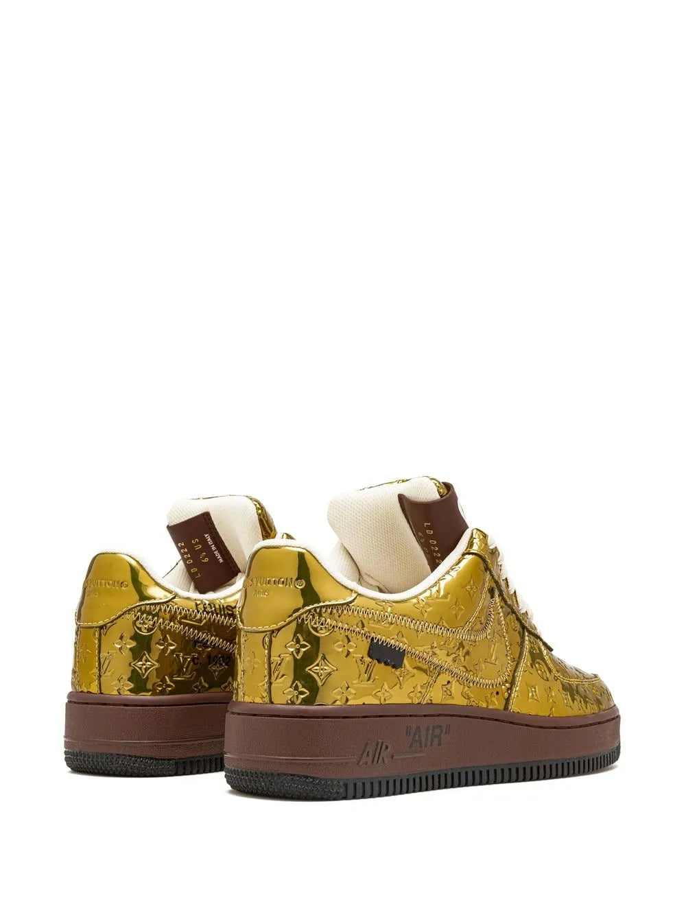 Louis Vuitton Air Force 1 Low Virgil Abloh - Metallic Gold