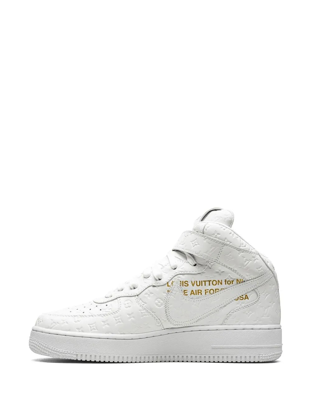 Louis Vuitton X Virgil Abloh Air Force 1 Mid White/White