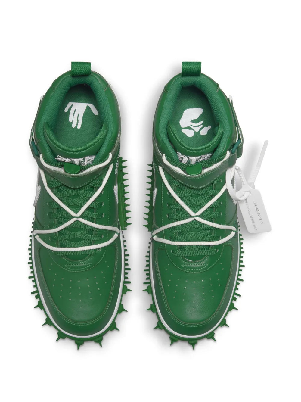 Off-White Air Force 1 Mid Pine Green