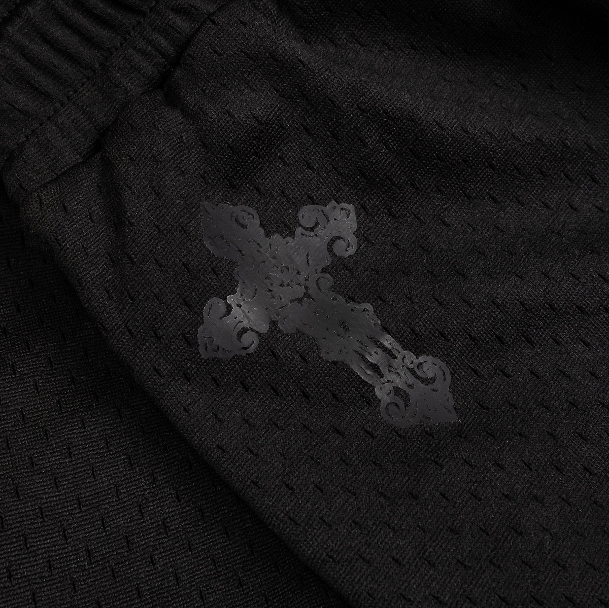 Exclusive Roses Hybrid Mens Shorts (Black/White) — S — Detail View