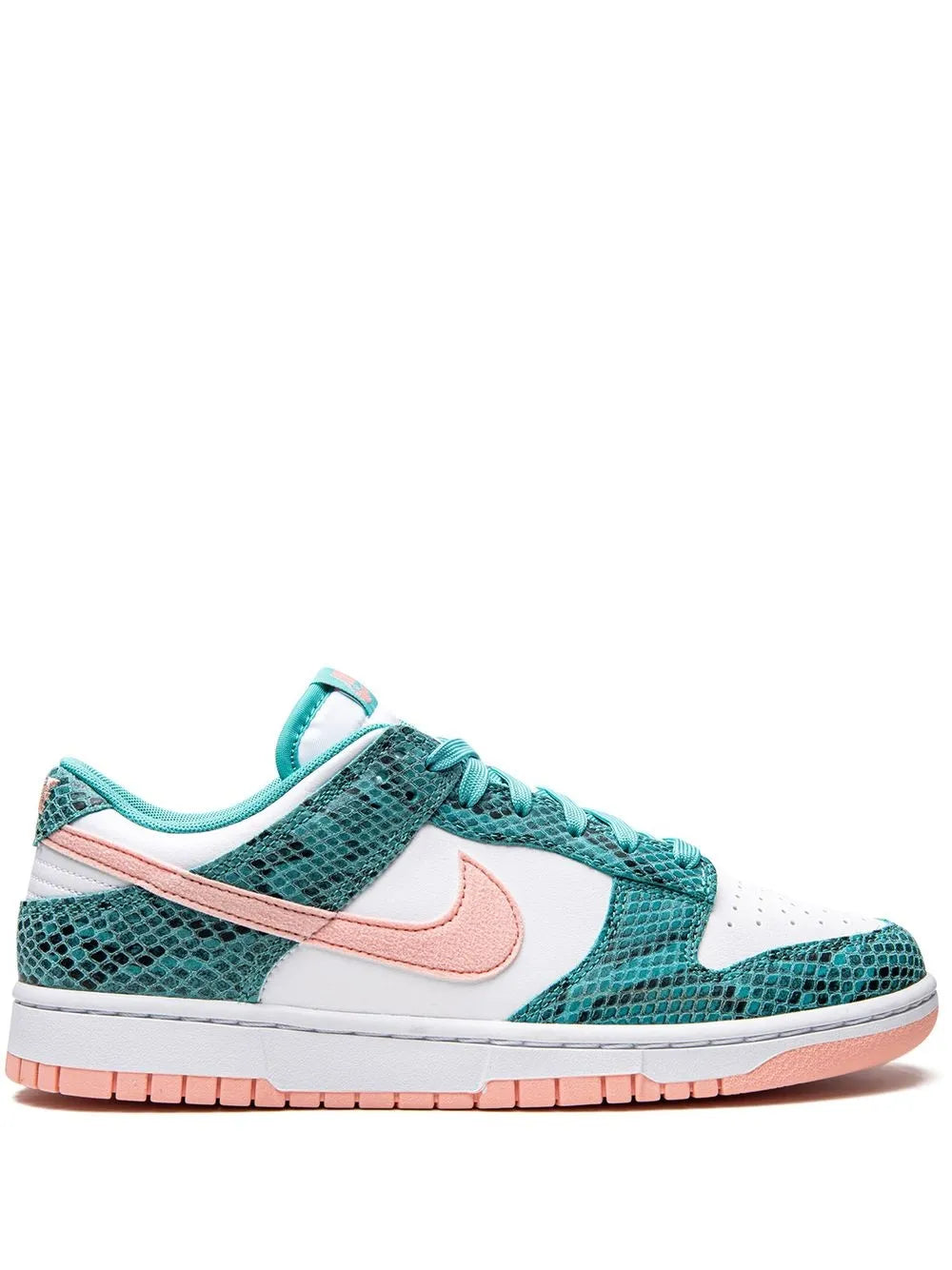 Dunk Low Snakeskin Washed Teal/Bleached Coral