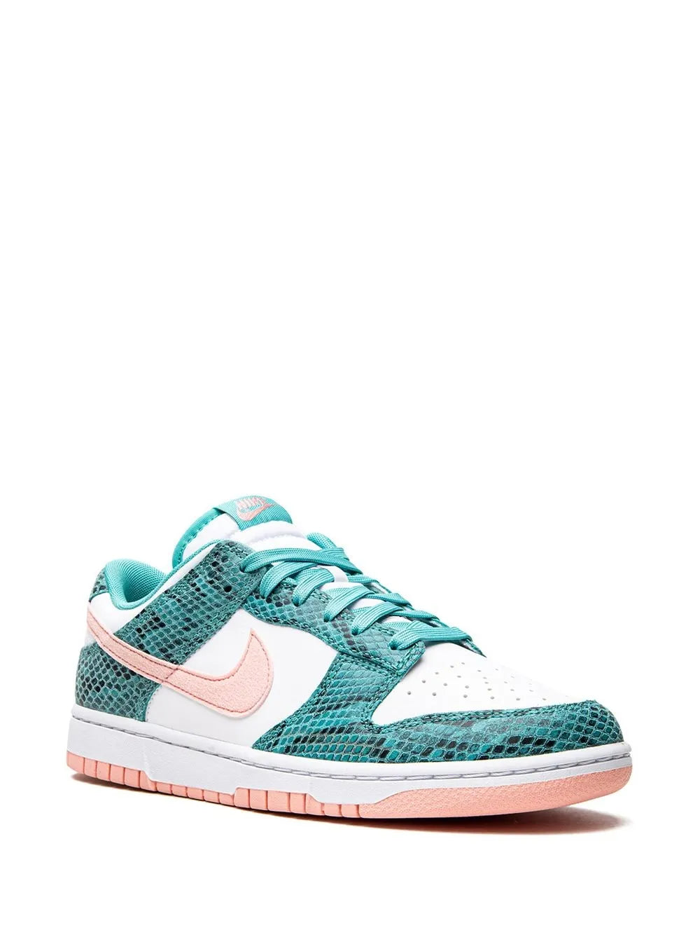 Dunk Low Snakeskin Washed Teal/Bleached Coral