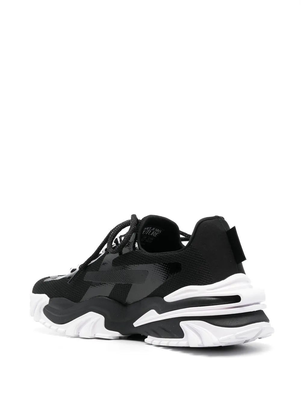 Jeans Couture Logo-Print Low-Top