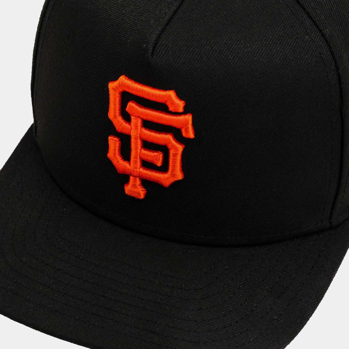 Exclusive Shoe Palace Exclusive San Francisco Giants Curve 950AF Snapback Mens Hat (Black/Orange) — OS — Detail View