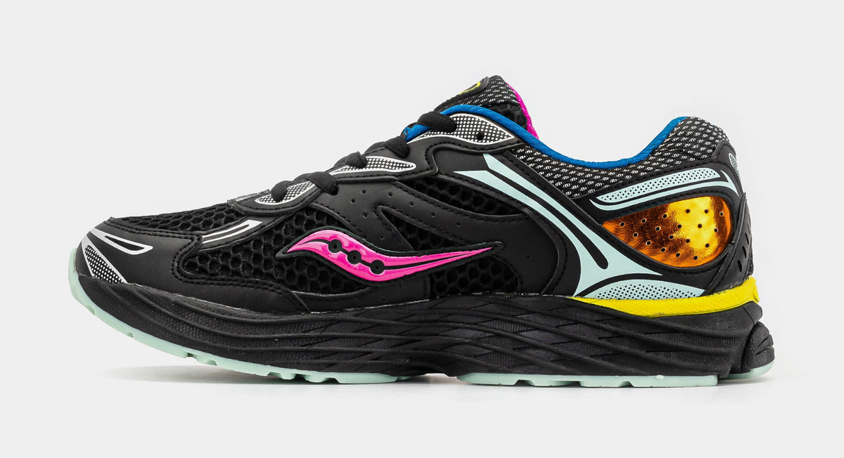 Exclusive Omni 9 Grade School Running Shoes (Black/Multi) — 3.5Y — Back View