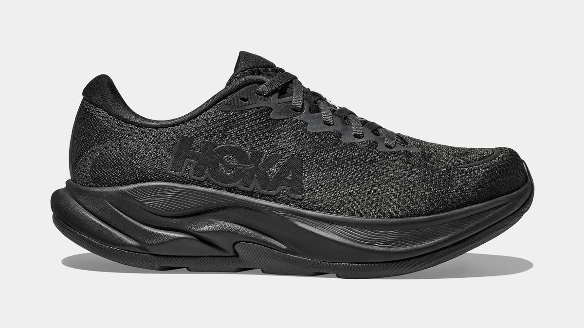Exclusive Rincon 4 Womens Running Shoes (Black/Black) — 5 — Front View