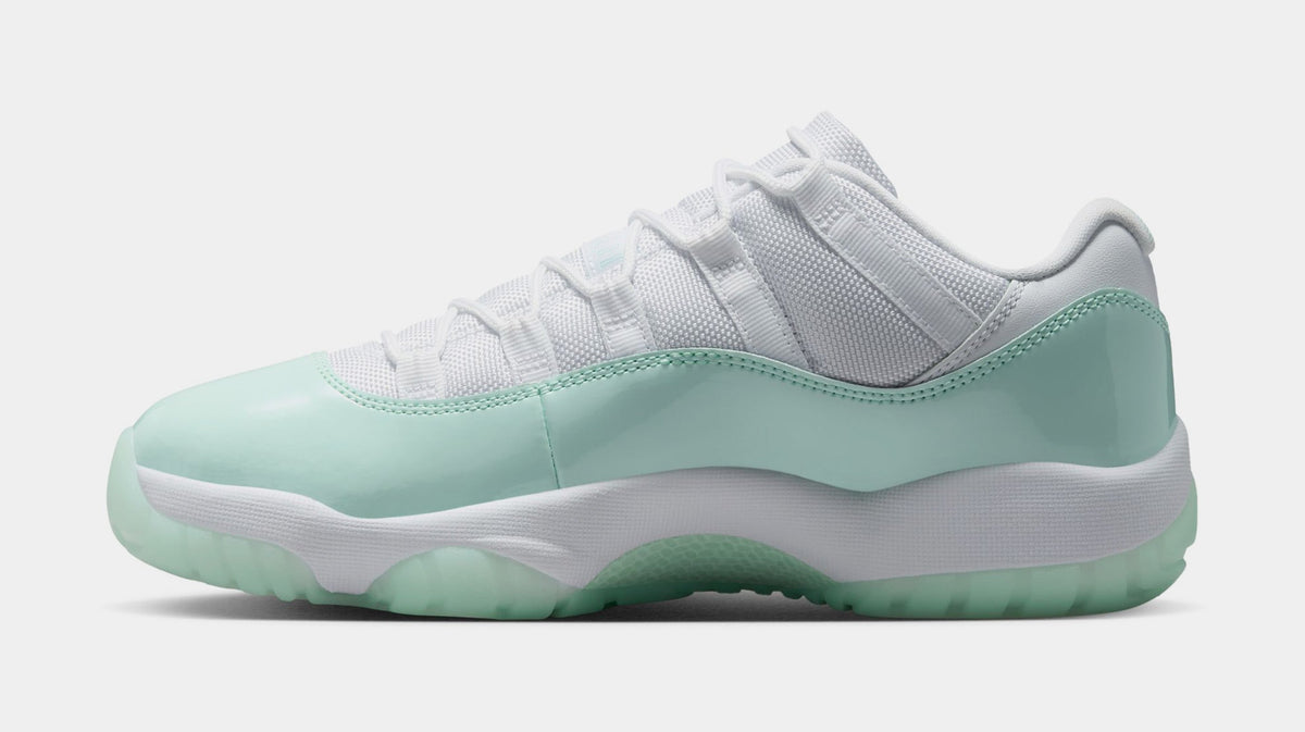 Exclusive Air Jordan 11 Retro Low Igloo Womens Lifestyle Shoes (White/Igloo) — 6 — Back View