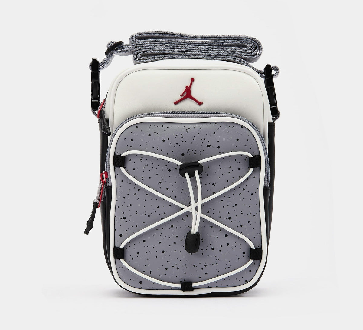 Exclusive Air Jordan Retro Festival Mens Bag (White/Grey) — OS — Front View