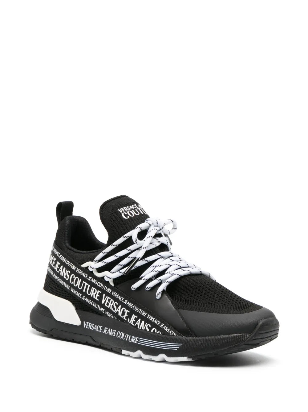 Jeans Couture Logo-Print Low-Top