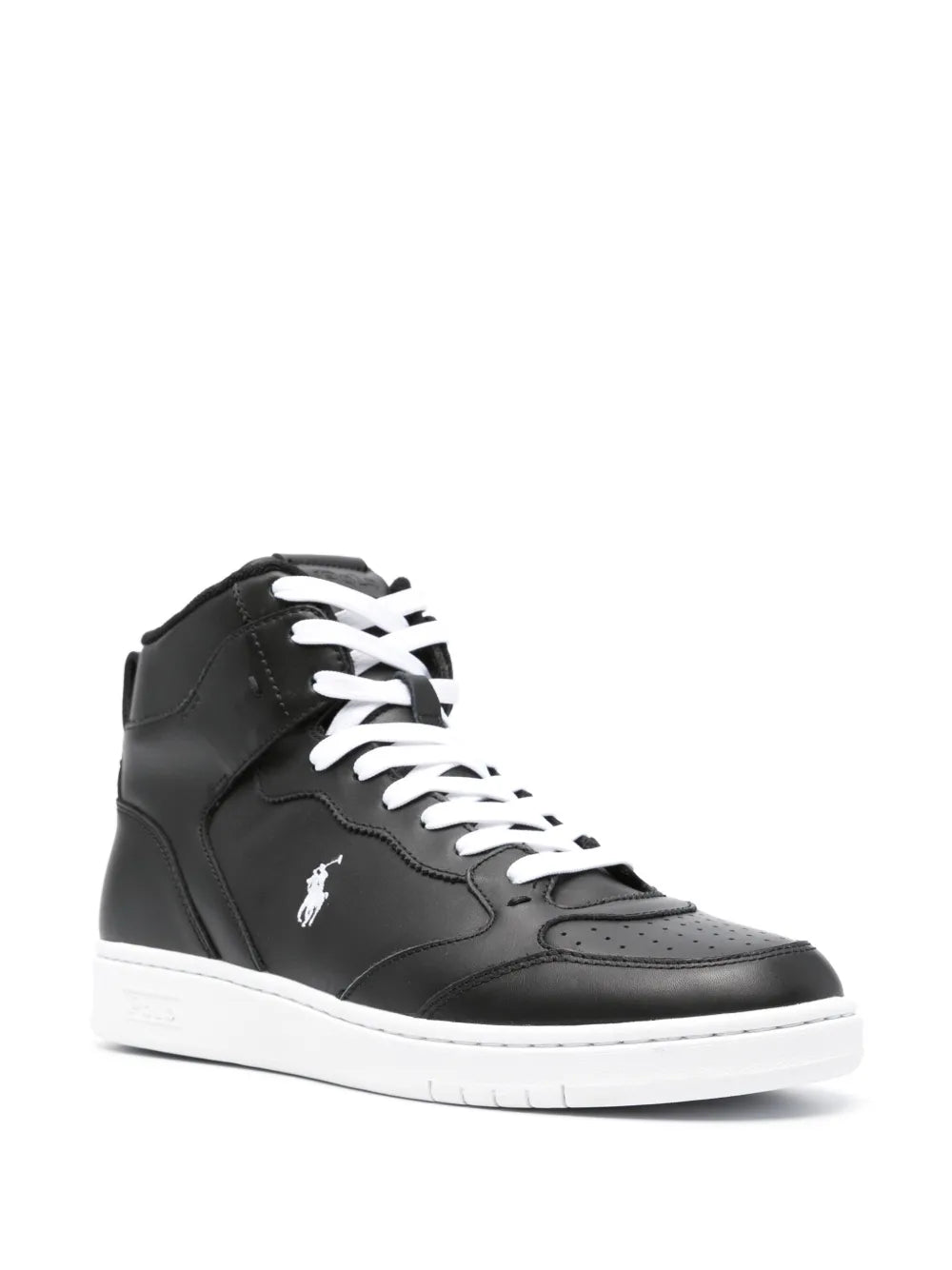 Logo-Embroidered High-Top