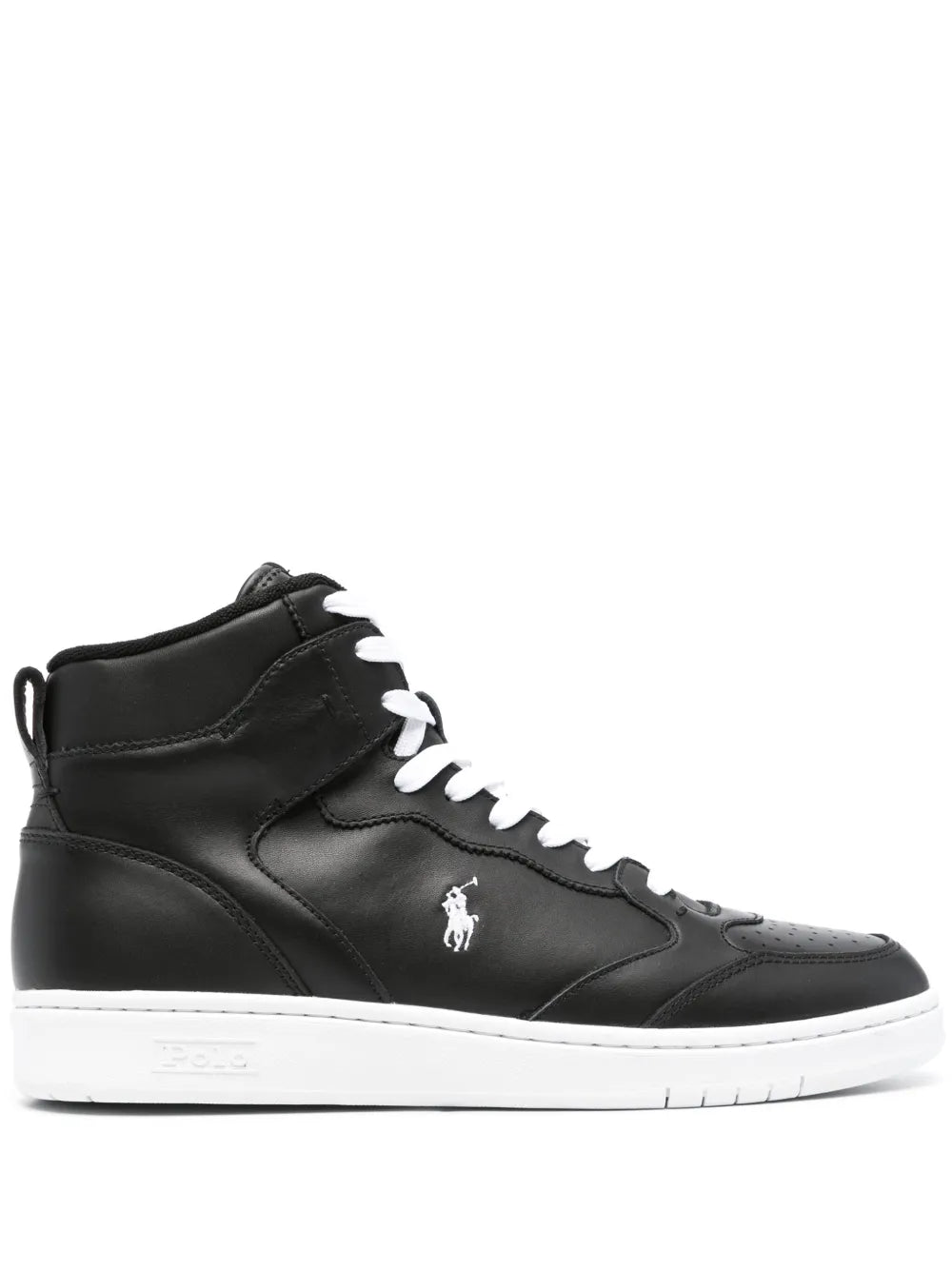 Logo-Embroidered High-Top