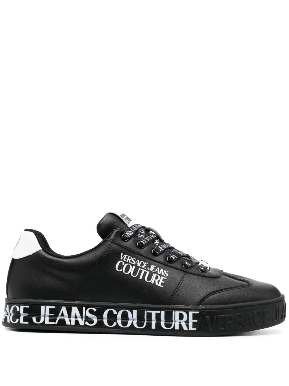 Jeans Couture Logo-Print Low-Top