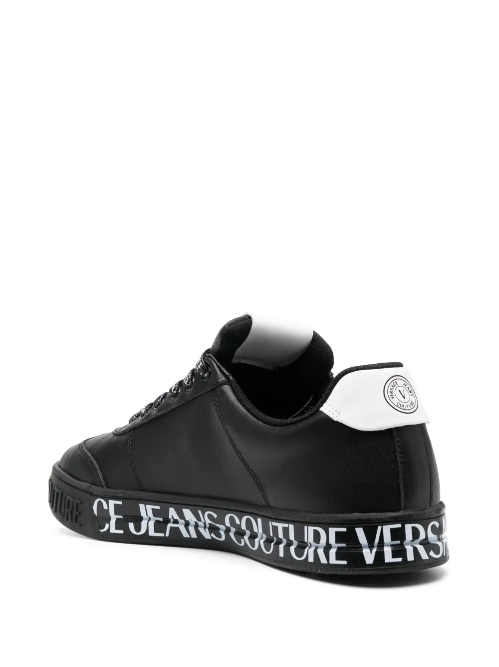 Jeans Couture Logo-Print Low-Top
