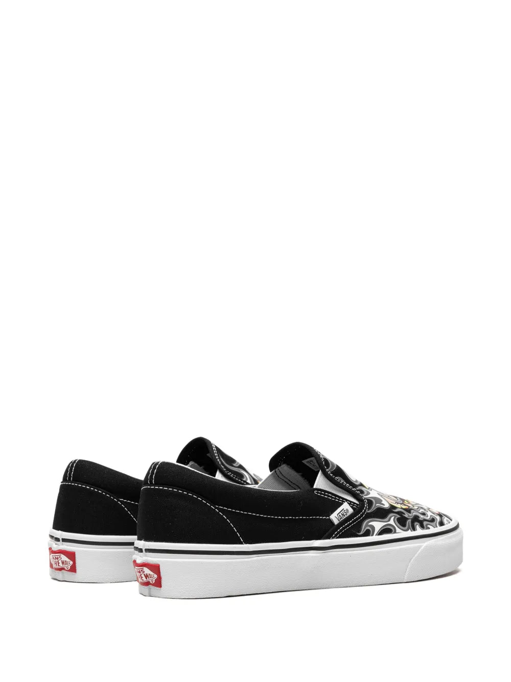 Classic Slip-On Flame Skull
