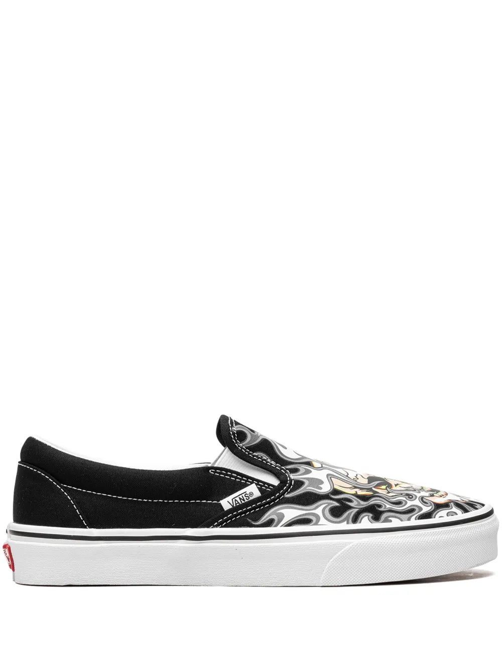Classic Slip-On Flame Skull