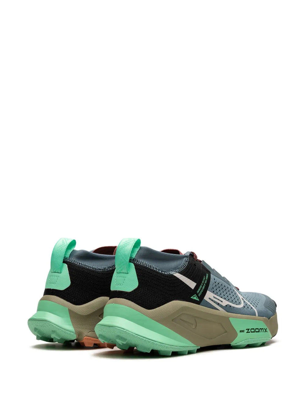Zoomx Zegama Trail Light Slate/Grey/Glow Green/Bone/Black