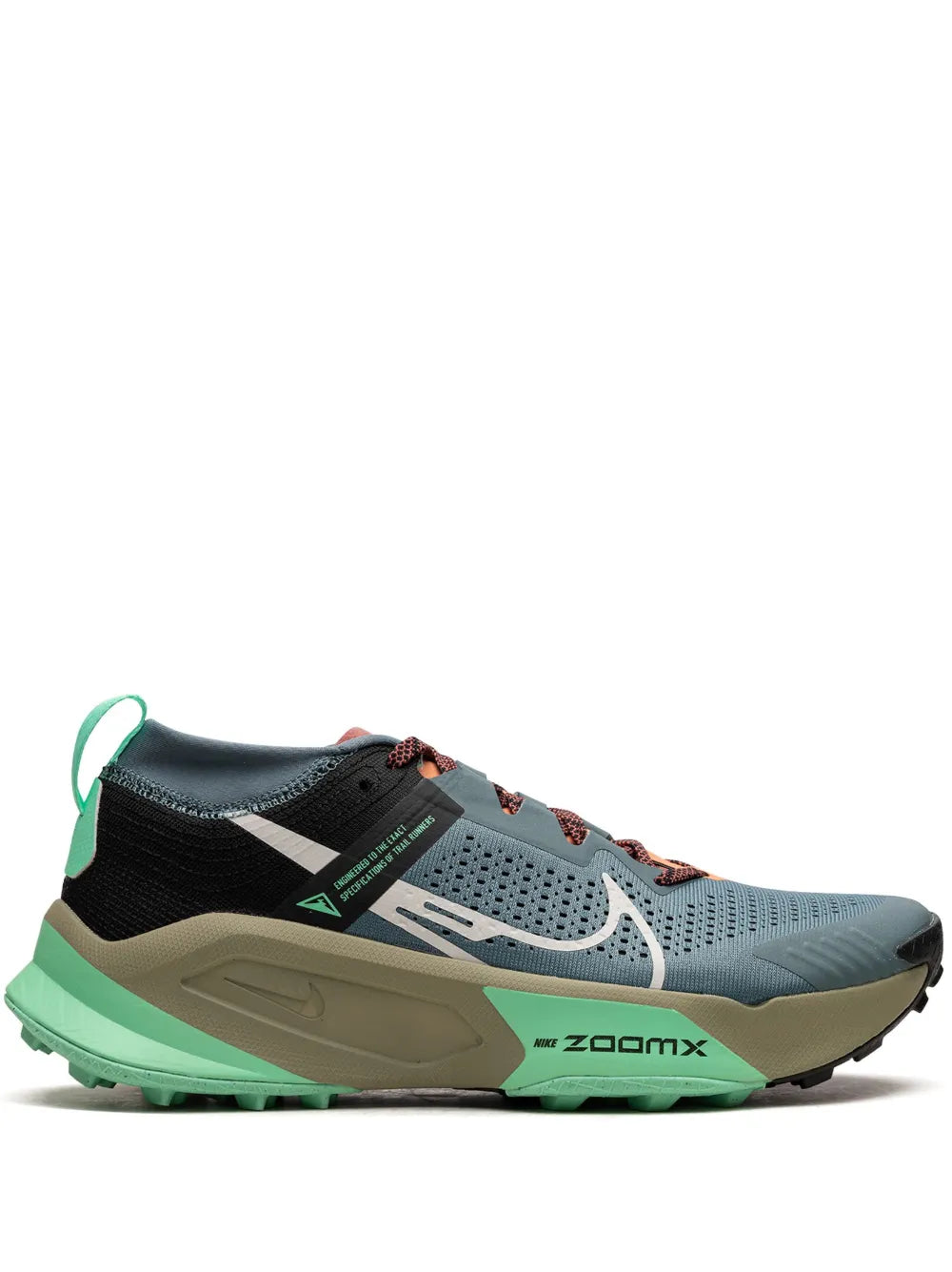 Zoomx Zegama Trail Light Slate/Grey/Glow Green/Bone/Black