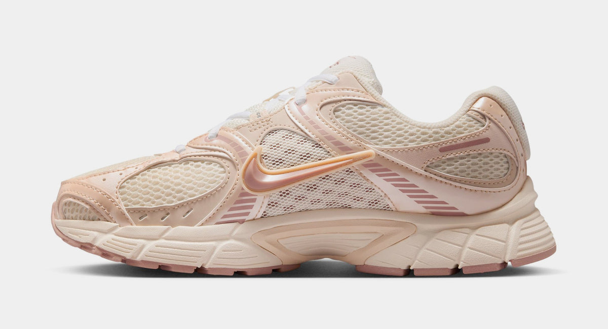 Exclusive V5 RNR Womens Running Shoes (Soft Pearl/Particle Pink/Pearl White) — 5 — Back View
